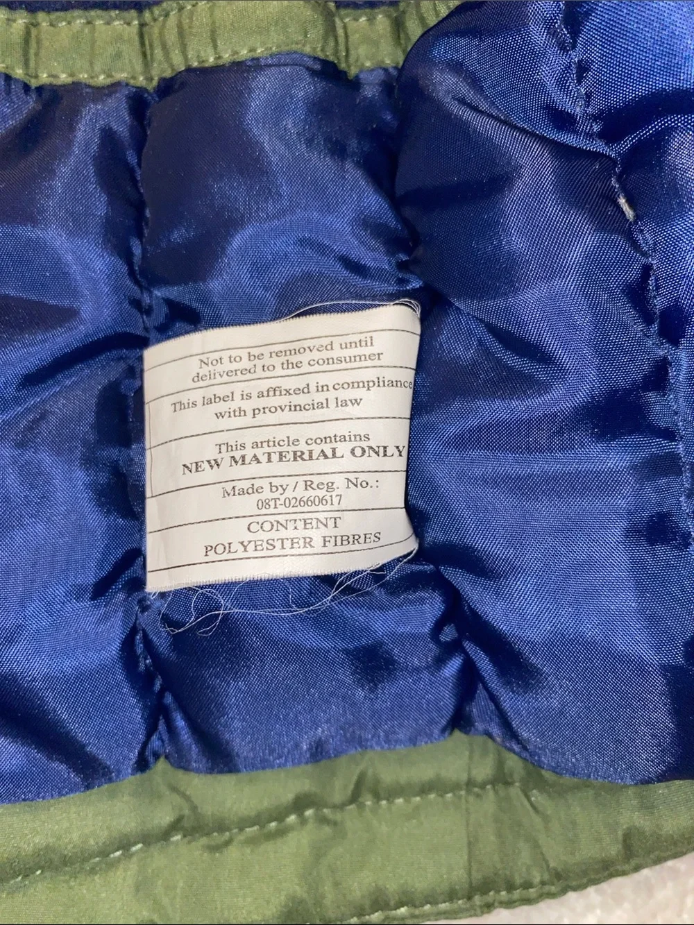 Carter's Olive Green Puffer Jacket Faux Fur Hood Kids Winter Coat